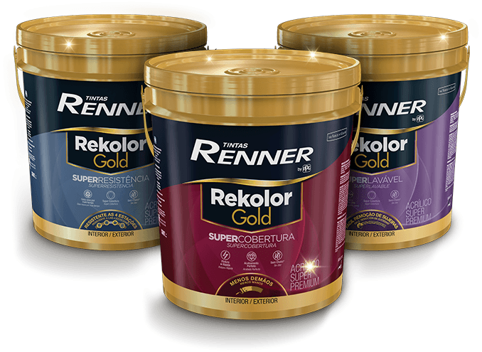 Tintas Renner - A Rekolor Gold Super Resistência possui