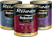 Tintas Renner - A Rekolor Gold Super Resistência possui